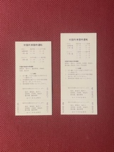 京福電鉄　'87　初詣記念乗車券　2枚セット　(管理番号12-30)_画像2