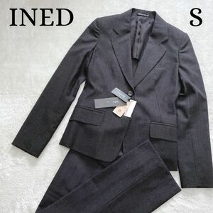 【新品】INED スーツ ビジネス パンツ ジャケット イネド ビジネス グレー パンツスーツ ジャケット スカート
