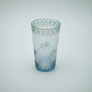 フランス オールドサンルイ ブルー 小タンブラー Small Blue Glass Tumbler, Saint-Louis France