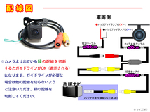 高画質バックカメラ+バックカメラ変換ハーネスset トヨタ・ダイハツ・イクリプスナビAVNシリーズ/AVN-Z/Liteシリーズ RCH001T互換 PBK2B3_画像3