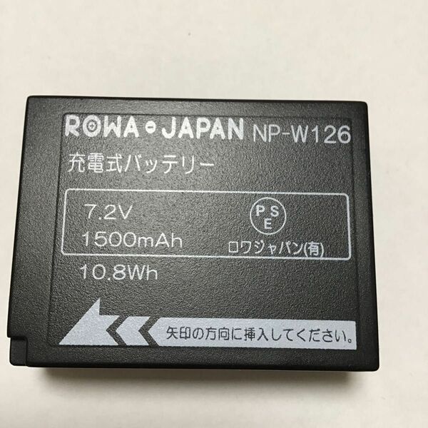 ロワジャパン NP-W126 互換バッテリー　1個