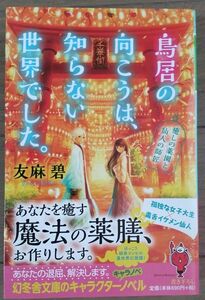 鳥居の向こうは、知らない世界でした。　癒しの薬園と仙人の師匠 （幻冬舎文庫　ゆ－５－１） 友麻碧／〔著〕