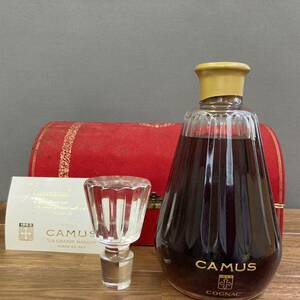 【未開栓/保管品】CAMUS カミュ COGNAC コニャック バカラボトル Baccarat ケース付き ヴィンテージ 古酒