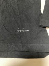 Yohji Yamamoto PORE HOMME 長袖Tシャツ　2黒　ボディシグネチャーロゴ_画像2