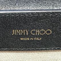 良品 JIMMY CHOO ジミーチュウ 定価約20万 ハンドバッグ トートバッグ ショルダーバッグ REBEL ブラック 黒 レザー ゴールド金具_画像10