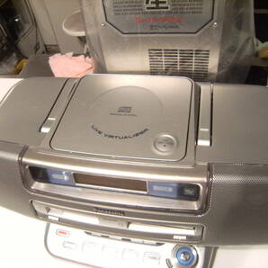 稼動品★レトロ★パナソニック パーソナルMDシステム RX-MDX81 ラジカセ コンポ ステレオ★ラジオ カセットテープ CD MD プレーヤー 録音 の画像6