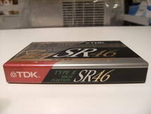 未使用★昭和レトロ★90年代★当時物 TDK TYPEⅡ High position SR46 ハイポジション 46分 カセットテープ★ハイポジ 録音テープ 旧車_画像3