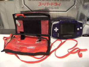 日本製★任天堂★GAMEBOY ADVANCE ゲームボーイアドバンス 本体 ケースカバー付き ゲーム機