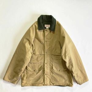 ビッグサイズ☆USA製 FILSON ドライ ティンクロス クルーザージャケット 46 ベージュ ビンテージ フルスナップ フィルソン マッキーノ 