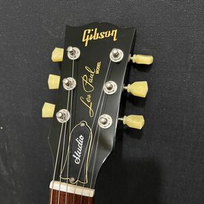 【美品 本物 証書&ハードケース付】2013年製 Gibson Les Paul Studio ギブソン レスポール スタジオ ブラックの画像3