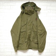 HELLY HANSEN ヘリーハンセン M65 フィールドジャケット ミリタリージャケット フード付き取り外し可_画像1