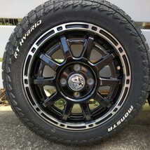 アトレー ハイゼット エブリイバン等に165/65R14 ホワイトレター 4本SET　　　_画像2