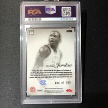 2011-12 Fleer Retro Flair Showcase Legacy Collection Row0 Michael Jordan (38/#'150)　【PSA7】_画像2