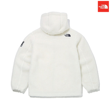 1円～!正規新品 XL THE NORTH FACE ノースフェイス SAVE THE EARTH FLEECE HOODIE フリースジャケット アイボリー_画像2