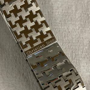 １円スタート！クリスチャンディオール Dior QZ D70-100 ピンクシェル文字盤 レディース腕時計の画像7