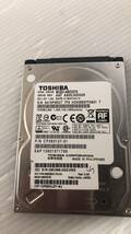 TOSHIBA　602時間　MQ01ABD075　2.5インチ 750GB 5400rpm 9mm厚　送料込み価格で安心。_画像1