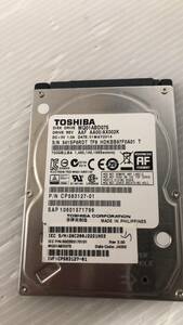 TOSHIBA　602時間　MQ01ABD075　2.5インチ 750GB 5400rpm 9mm厚　送料込み価格で安心。