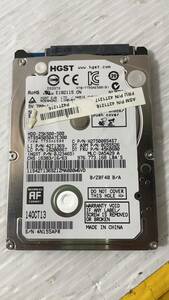 HTS545050A7E380　24340時間　2.5インチ 500GB 5400rpm 7mm厚　送料込み価格で安心。