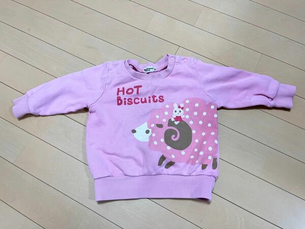 Hot Biscuits 長袖　トレーナー　80