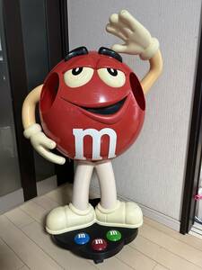 超大型★M&M's エムアンドエムズ ストアーディスプレイ 店舗什器　赤/レッド★