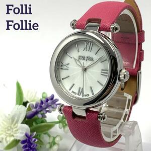 280 Folli Follie Folifori Swiss Ladies Watch Quartz Type Новая батарея заменена популярным редким