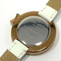 292 kate spade ケイト スペード レディース 腕時計 デイト クオーツ式 新品電池交換済 人気 希少_画像10
