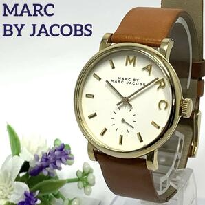 296 MARC BY JACOBS マーク バイ ジェイコブス レディース 腕時計 スモールセコンド クオーツ式 新品電池交換済 人気 希少