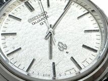 SEIKO セイコー/QUARTZ QT 38-7030 スノーフレーク 雪白文字盤 メンズ腕時計_画像6