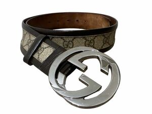 GUCCI Gucci / Inter locking buckle GGs pulley m belt 142930