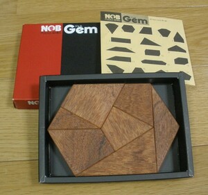 NOB puzzle series Silhouette puzzle Gem