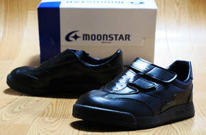  as good as new! [MOONSTAR - moon Star -] Jaguar Σ 03 ( black ) 25.5cm/2E