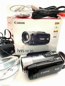 【美品】CANON キャノン iVIS HF20 元箱あり #ym065_780