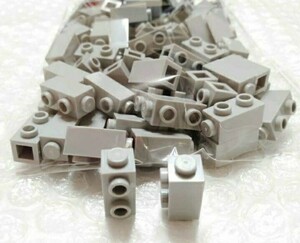 100個　1×1×2　ライトグレー　ブロック　LEGO　レゴ　未組み立て　未使用　パーツ　部品