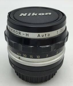 BB73●＜動作/精度未確認＞レンズ Nikon ニコン NIKKOR-H Auto 1:3.5 f=2.8cm / 現状品 ジャンク品 ●