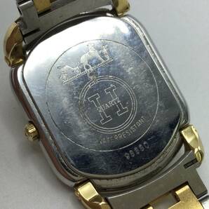 BB14●＜QZ/電池交換済み＞腕時計 HERMES エルメス ラリー クォーツ 2針 純正ベルト 現状品 ●の画像9