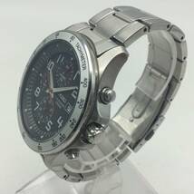 RR97●＜QZ/不動＞腕時計 SEIKO セイコー Chronograph クロノグラフ 7T92-0KE0 クォーツ SS 耐水 現状品 ●_画像4