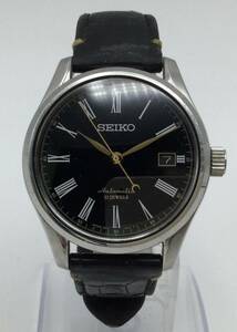 EE27●＜AT/稼働＞腕時計 SEIKO セイコー プレサージュ 6R15-03E0 メンズ 自動巻 デイト 純正ベルト 現状品 ●