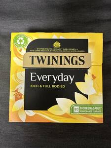 英国　トワイニング 　エブリデー・ティー　紅茶　 ８０包入り 232g 日本未入荷　Twinings Everyday