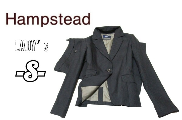 送料無料 レディースS◇HAMPSTEAD◇春秋冬シルク混スーツ