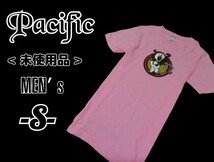 送料無料 未使用品 メンズS◇Pacific◇ Tシャツ pink_画像1