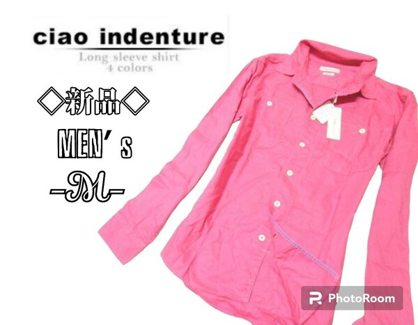 送料無料 新品メンズM◇Ciao indenture◇シャツ