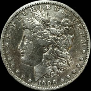 [本物保証] アメリカ　モルガンダラー銀貨　1900年　O 銀貨　古銭　外国コイン　1ドル銀貨