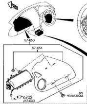 【マツダ純正新品】MAZDA 未使用品 ★超希少品★ RX-8 エアバックカバー 助手席ＳＲＳカバー SE3P ひび割れ 定番トラブル_画像5