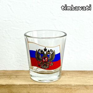 ☆新品☆【ロシア】 スーベニア ショットグラス ＊ 国旗 ＊ お土産 コレクション Russia