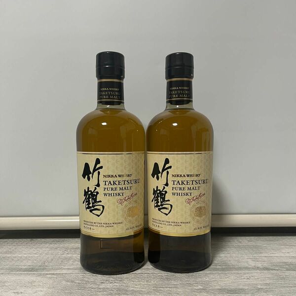 竹鶴 ピュアモルト 2本 ウイスキー NIKKA ニッカ