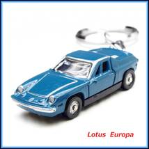 ロータス ヨーロッパ ミニカー ストラップ キーホルダー ライト マフラー ホイール ハンドル スポイラー バンパー シート ミラー シート_画像3