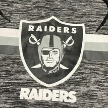 新品未使用 NFL RAIDERS レイダース スウェットパーカー メンズUSサイズM (日本サイズL) プルオーバー フーディ_画像6