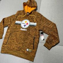 新品未使用 NFL Steelers スティーラーズ スウェットパーカー メンズUSサイズL (日本サイズXL) プルオーバー フーディ_画像2