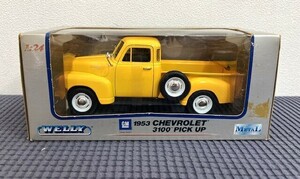 WELLY GM 1953 CHEVROLET 3100 PICK UP 1/24 箱付き 