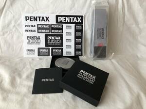 PENTAX 100周年記念品（非売品）セット　ストラップ、シール、ボディキャップ